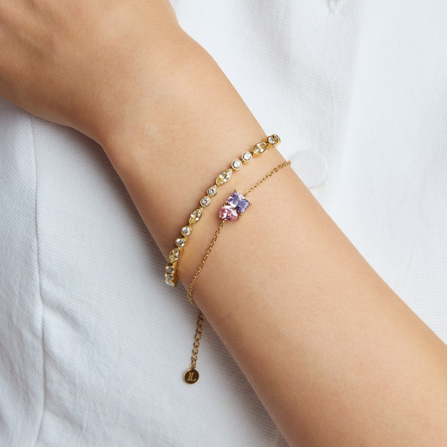 Armband med födelsestenar – Du och jag