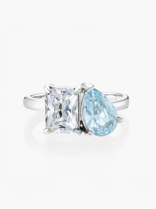 Toi Et Moi-ring med födelsesten